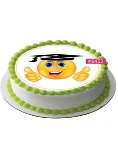 Edible sheet Graduation 6452 for cake cupcake cookies