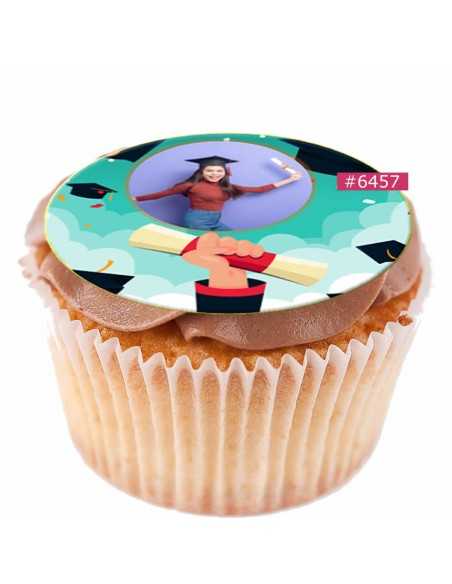 Edible sheet Graduation 6457 for cake cupcake cookies