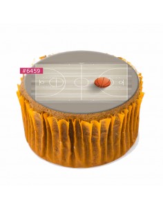 Edible Basketball sheet 6459 for cake cupcake cookies 2