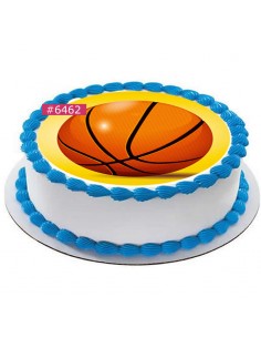 Edible Basketball sheet 6462 for cake cupcake cookies