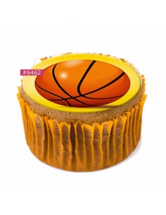 Edible Basketball sheet 6462 for cake cupcake cookies 2