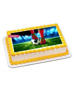 Edible Football sheet 6467 for cake cupcake cookies