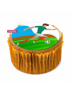 Edible Football sheet 6468 for cake cupcake cookies 2