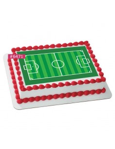 Edible football sheet 6471 for cake cupcake cookies
