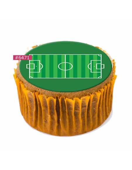 Edible football sheet 6471 for cake cupcake cookies