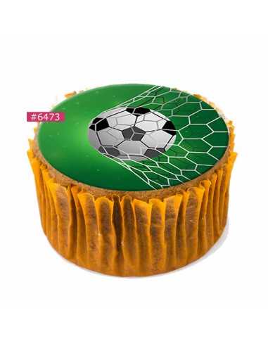 Edible Football sheet 6473 for cake cupcake cookies