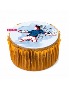 Edible Football sheet 6474 for cake cupcake cookies 2