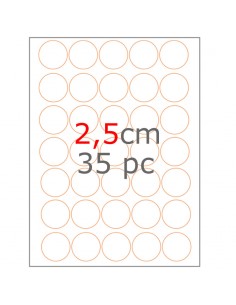 Custom edible meringue print round 2.5cm - 35 pcs / sheet with your photo 05757 2