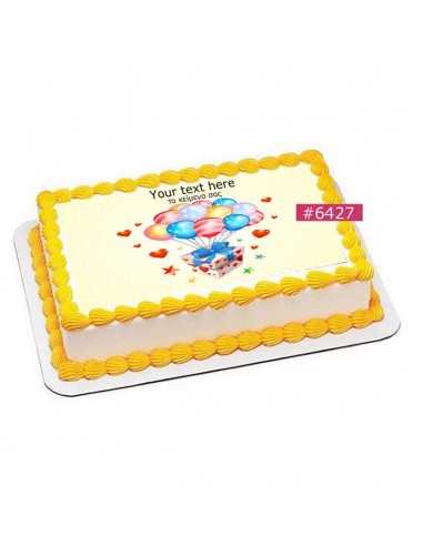 Edible sheet 6427 for cake cupcake cookies