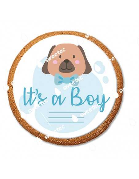 Ιts a boy edible icing sheet 6478 for cake cupcake cookies dog