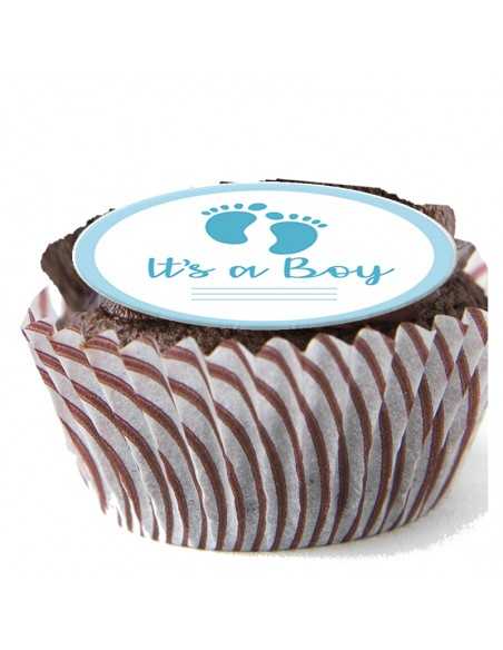 Ιts a boy edible icing sheet 6479 for cake cupcake cookies