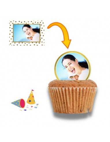 Wafer sheets with your design for cupcakes and other applications
