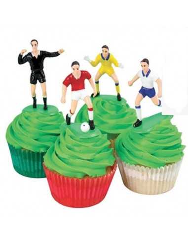 FOOTBALL/SOCCER CAKE TOPPER SET OF 9