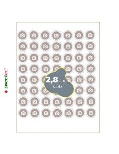 Upload Different images on same icing sheet & design Online cupcake Personalised Custom Edible topper print for cookies sweets 2