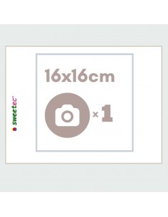 Design now online your Personalized Custom topper edible photo print for cakes cookies cupcakes sweets A4 Rechteck icing sheet 2