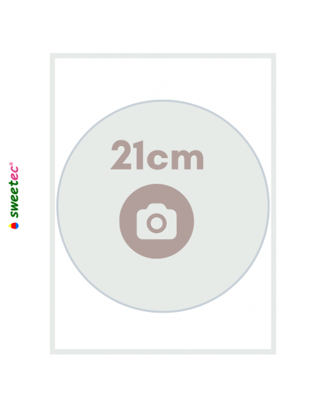 Design now online your Personalized Custom topper edible photo print for cakes cookies cupcakes sweets A4 Rechteck icing sheet