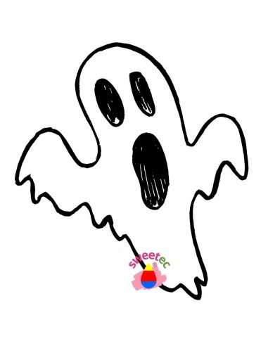 Halloween φαντασματάκι βρώσιμα Φύλλα  ζαχαρόπαστας