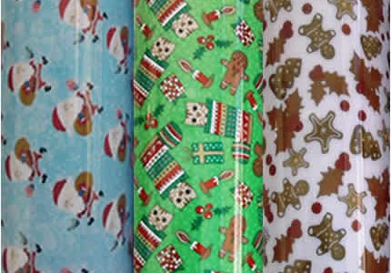 Christmas chocolate transfer image sheets in chocolate