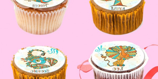 Ζώδια , νέα βρώσιμα σχέδια για μπισκότα cupcake