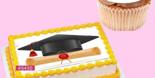 Βρώσιμα διακοσμητικά για τούρτες με θέμα Αποφοίτηση